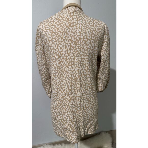 J. Crew factory neutral leaped print open front L - Picture 5 of 9